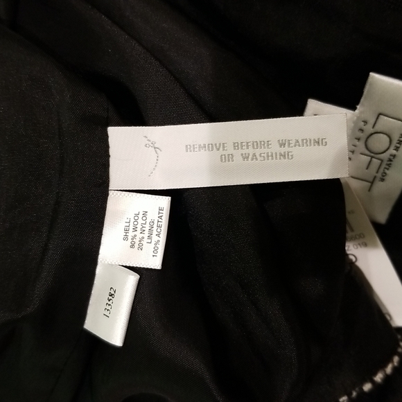 NWT Ann Taylor Loft Wool Blend Tweed Skirt - SZ 0P - Picture 6 of 6